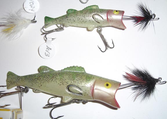 Buckeye Bait Corp Uncatalogued Red Head Red Back Glitter Bug N Bass Lure