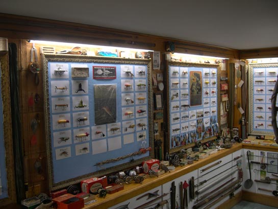 Fishing Lure and Reel Display Case 
