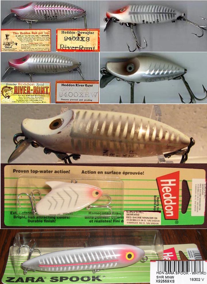 2XS or XRW or 9XS - 2XS White & Red Shore Minnow OR XRW - Red & White Shore  Minnow OR 9XS White/Red Shore Minnow