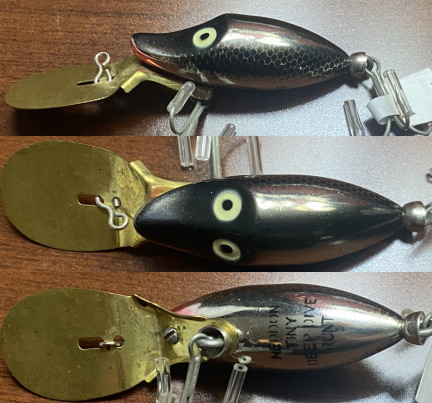 Heddon River Runt Spook Floater 2PC Shad Scale Gold Eye Nice!