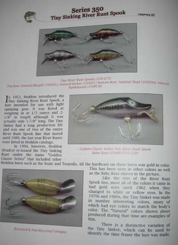 The Heddon River Runt Identification & Collector's Guide Book
